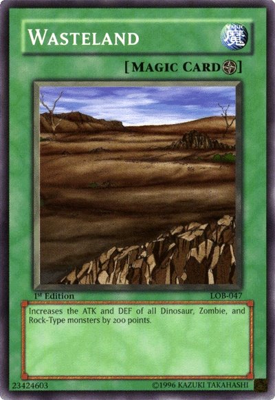 Wasteland [LOB-047] Common - Yu-Gi-Oh! - Card Brawlers | Quebec | Canada |