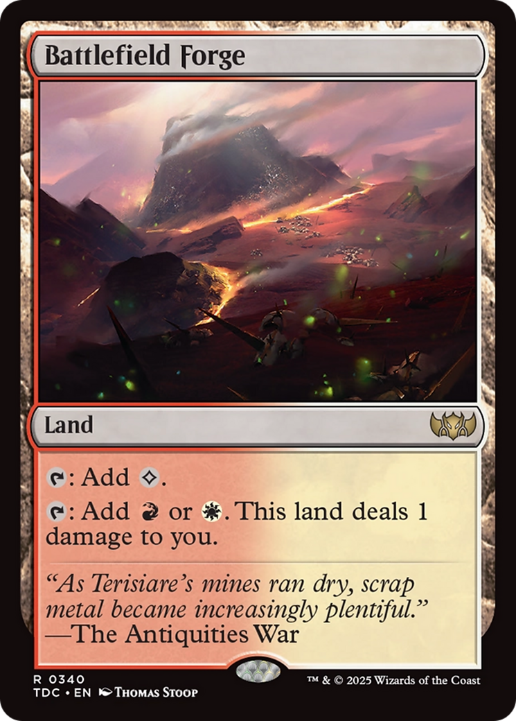 Battlefield Forge [Tarkir: Dragonstorm Commander] - Magic: The Gathering - Card Brawlers | Quebec | Canada |