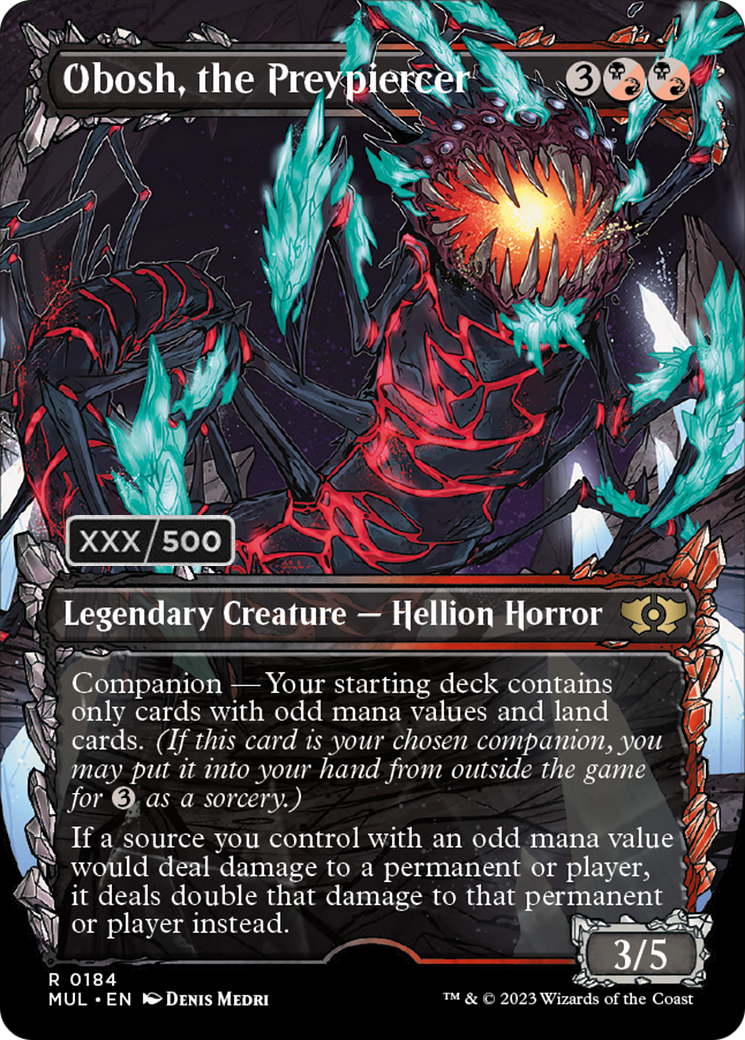 Obosh, the Preypiercer (Serialized) [Multiverse Legends] - Magic: The Gathering - Card Brawlers | Quebec | Canada |