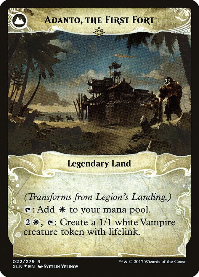 Legion's Landing // Adanto, the First Fort [Ixalan Prerelease Promos] - Magic: The Gathering - Card Brawlers | Quebec | Canada |