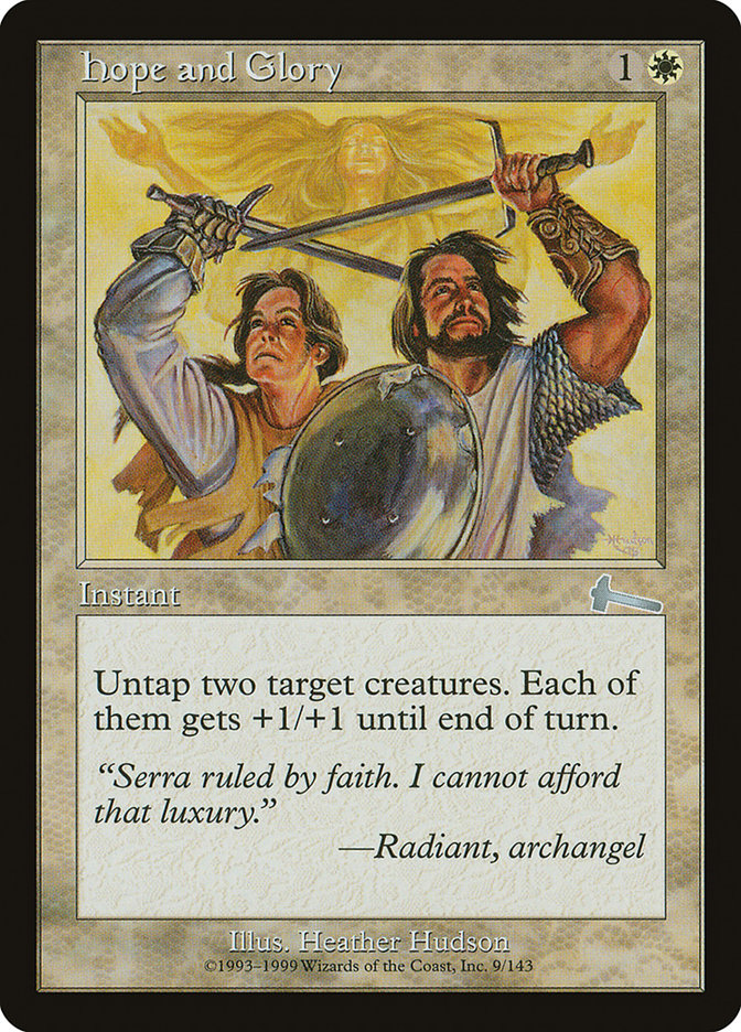 Hope and Glory [Urza's Legacy] - Magic: The Gathering - Card Brawlers | Quebec | Canada |