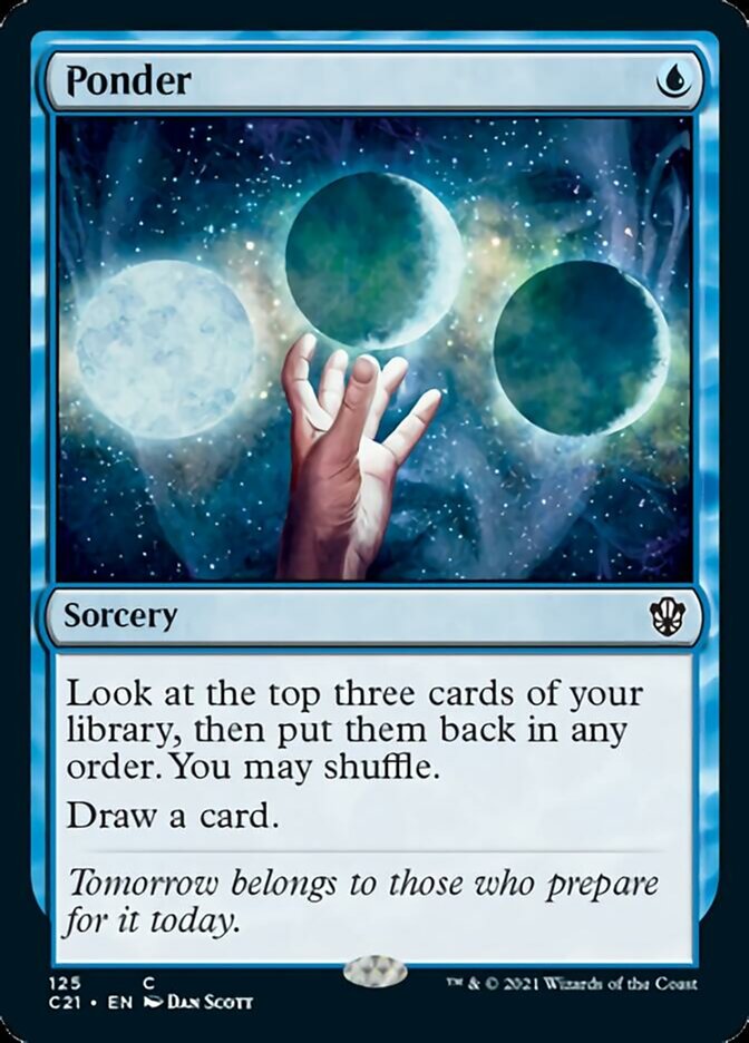 Ponder [Commander 2021] - Magic: The Gathering - Card Brawlers | Quebec | Canada |