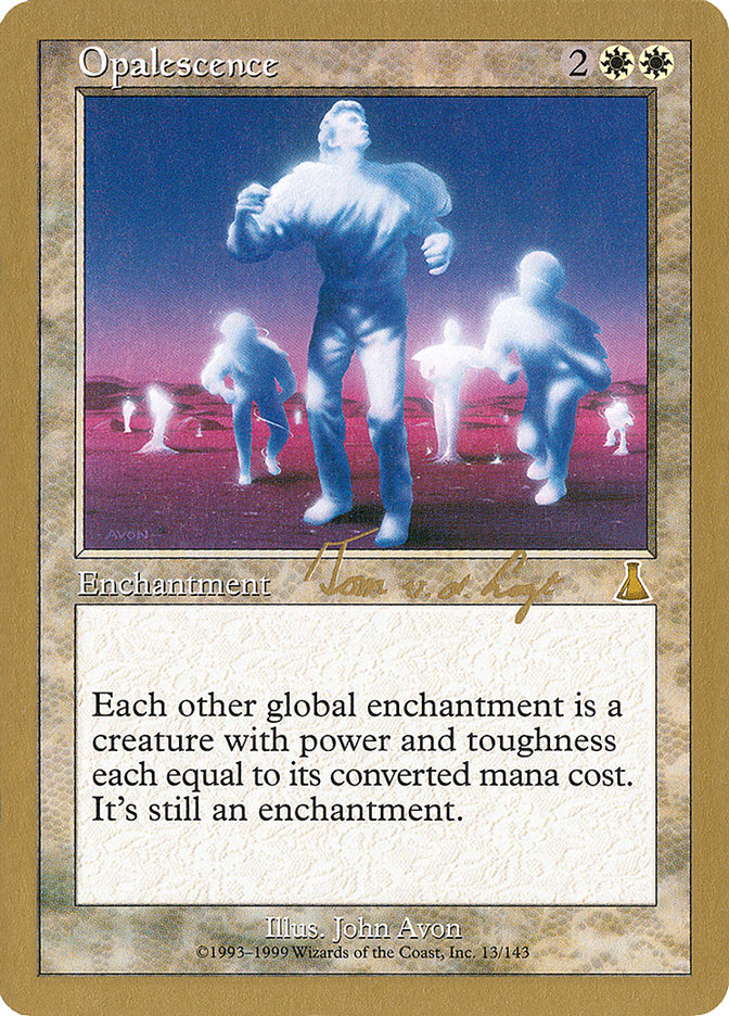 Opalescence (Tom van de Logt) [World Championship Decks 2000] - Magic: The Gathering - Card Brawlers | Quebec | Canada |