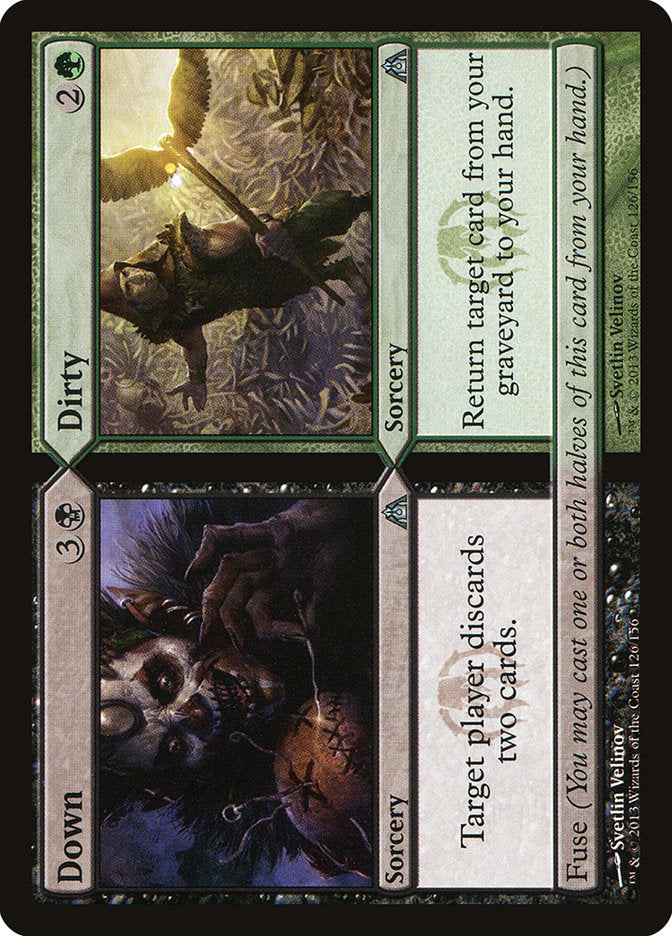 Down // Dirty [Dragon's Maze] - Magic: The Gathering - Card Brawlers | Quebec | Canada |
