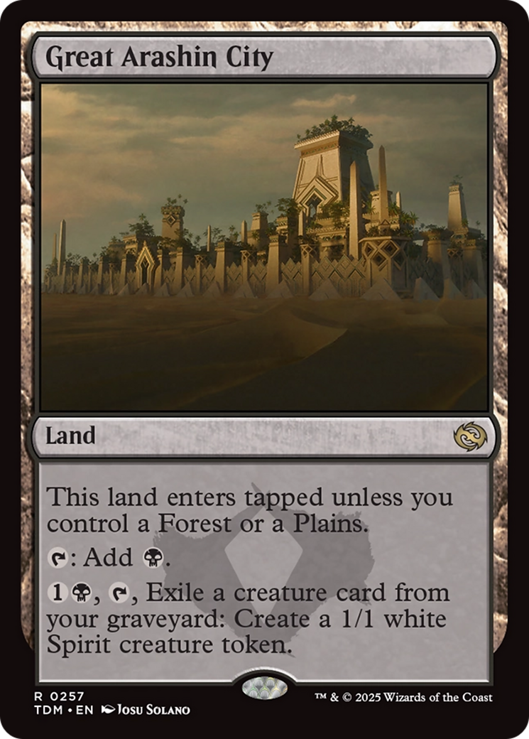 Great Arashin City [Tarkir: Dragonstorm] - Magic: The Gathering - Card Brawlers | Quebec | Canada |