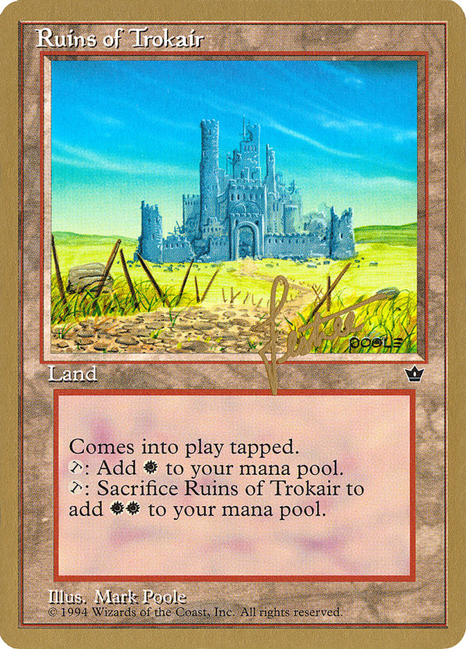 Ruins of Trokair (Bertrand Lestree) [Pro Tour Collector Set] - Magic: The Gathering - Card Brawlers | Quebec | Canada |