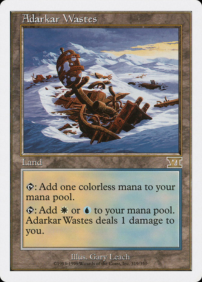 Adarkar Wastes [Classic Sixth Edition] - Magic: The Gathering - Card Brawlers | Quebec | Canada |
