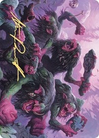 Hagi Mob Art Card (Gold-Stamped Signature) [Kaldheim Art Series] - Magic: The Gathering - Card Brawlers | Quebec | Canada |