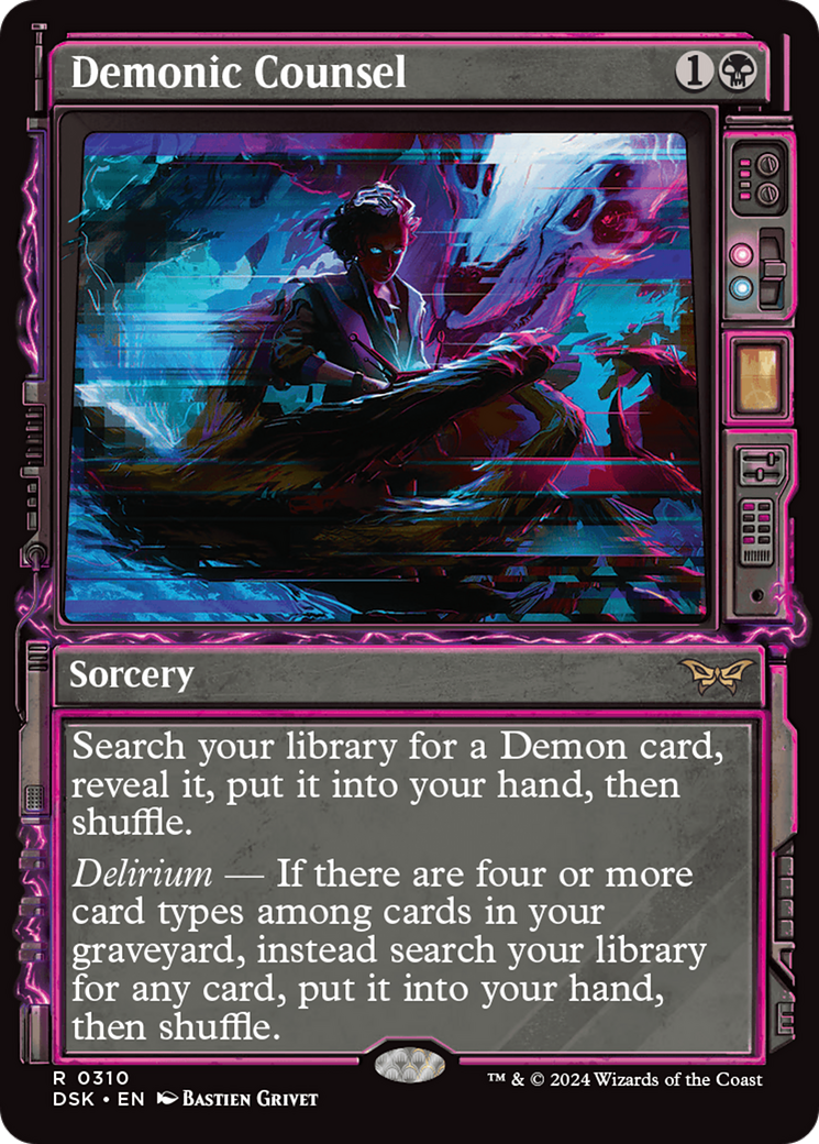 Demonic Counsel (Showcase) [Duskmourn: House of Horror] - Magic: The Gathering - Card Brawlers | Quebec | Canada |