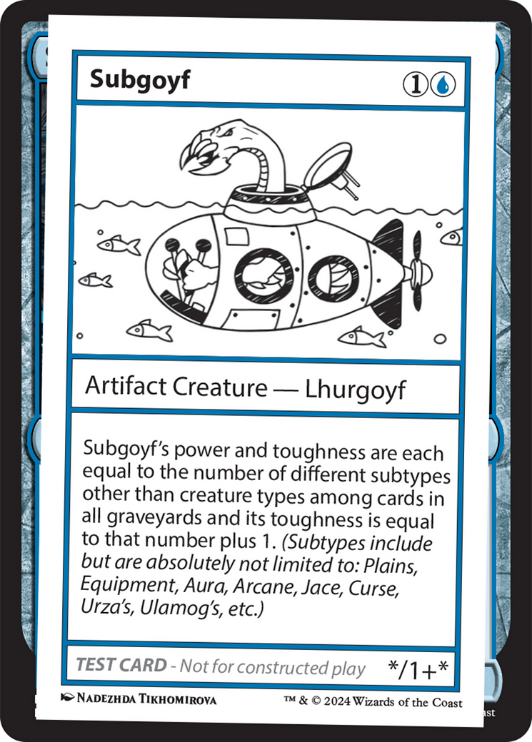 Subgoyf [Mystery Booster 2 Playtest Cards] - Magic: The Gathering - Card Brawlers | Quebec | Canada |