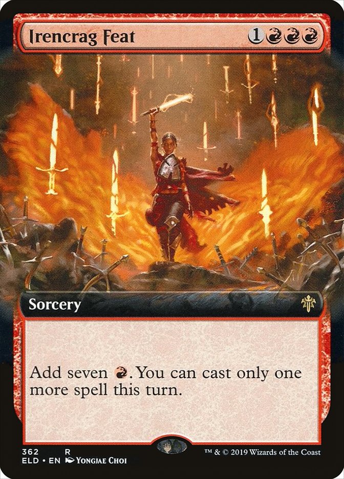 Irencrag Feat (Extended Art) [Throne of Eldraine] - Magic: The Gathering - Card Brawlers | Quebec | Canada |