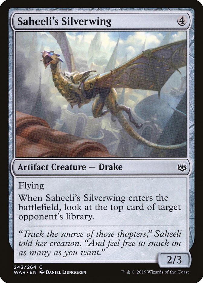 Saheeli's Silverwing [War of the Spark] - Magic: The Gathering - Card Brawlers | Quebec | Canada |