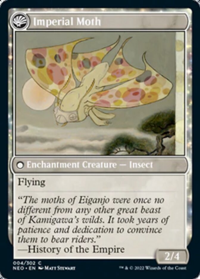 Befriending the Moths // Imperial Moth [Kamigawa: Neon Dynasty] - Magic: The Gathering - Card Brawlers | Quebec | Canada |
