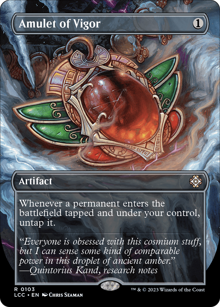 Amulet of Vigor (Borderless) [The Lost Caverns of Ixalan Commander] - Magic: The Gathering - Card Brawlers | Quebec | Canada |