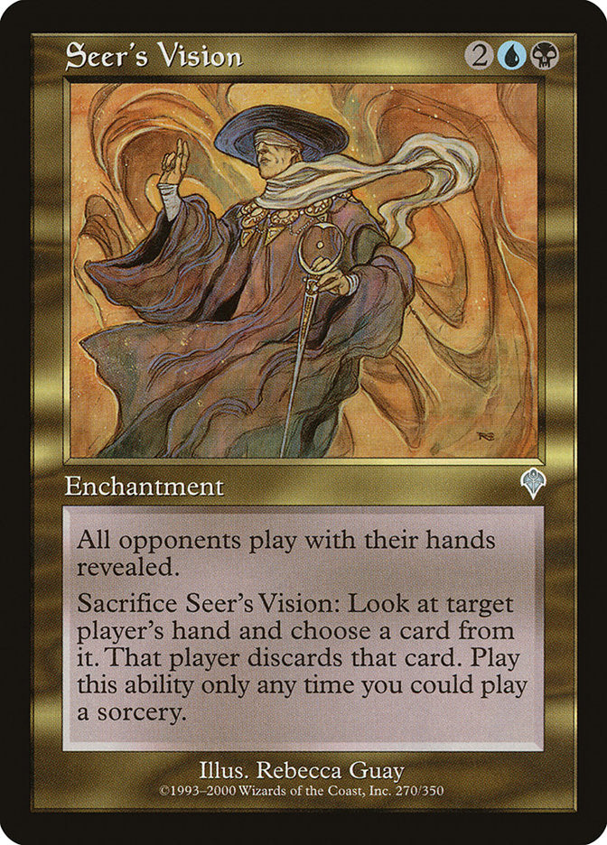 Seer's Vision [Invasion] - Magic: The Gathering - Card Brawlers | Quebec | Canada |