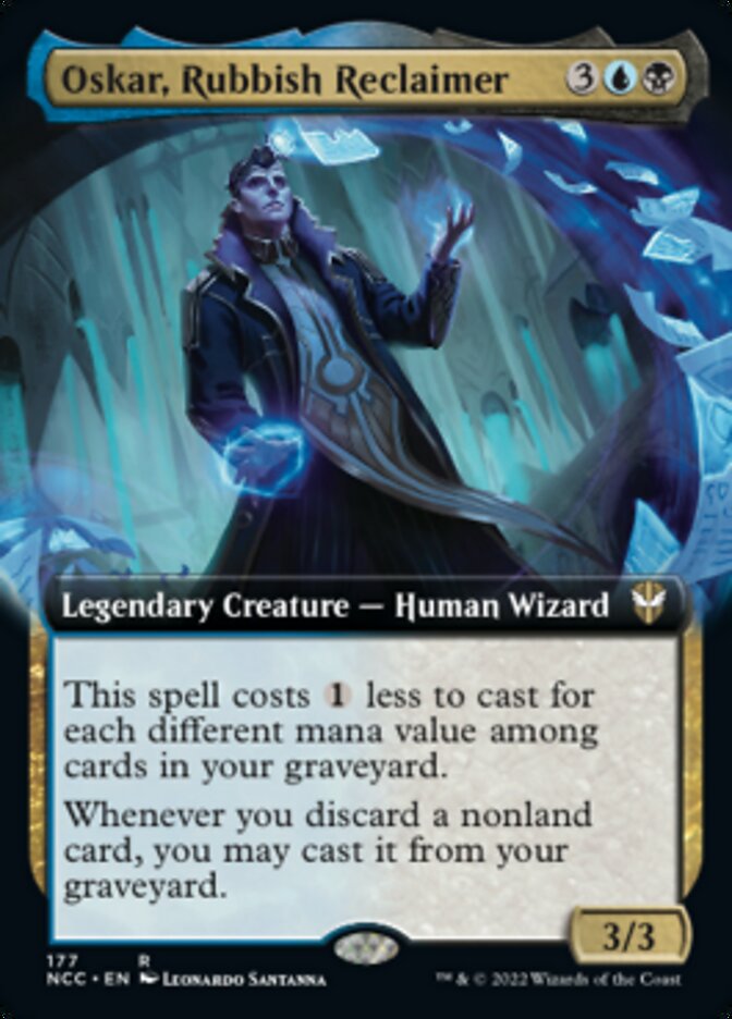 Oskar, Rubbish Reclaimer (Extended Art) [Streets of New Capenna Commander] - Magic: The Gathering - Card Brawlers | Quebec | Canada |