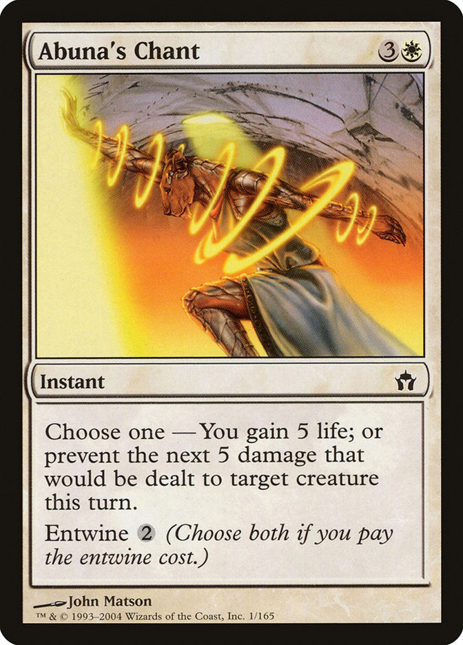 Abuna's Chant [Fifth Dawn] - Magic: The Gathering - Card Brawlers | Quebec | Canada |