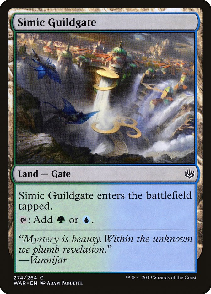 Simic Guildgate [War of the Spark] - Magic: The Gathering - Card Brawlers | Quebec | Canada |