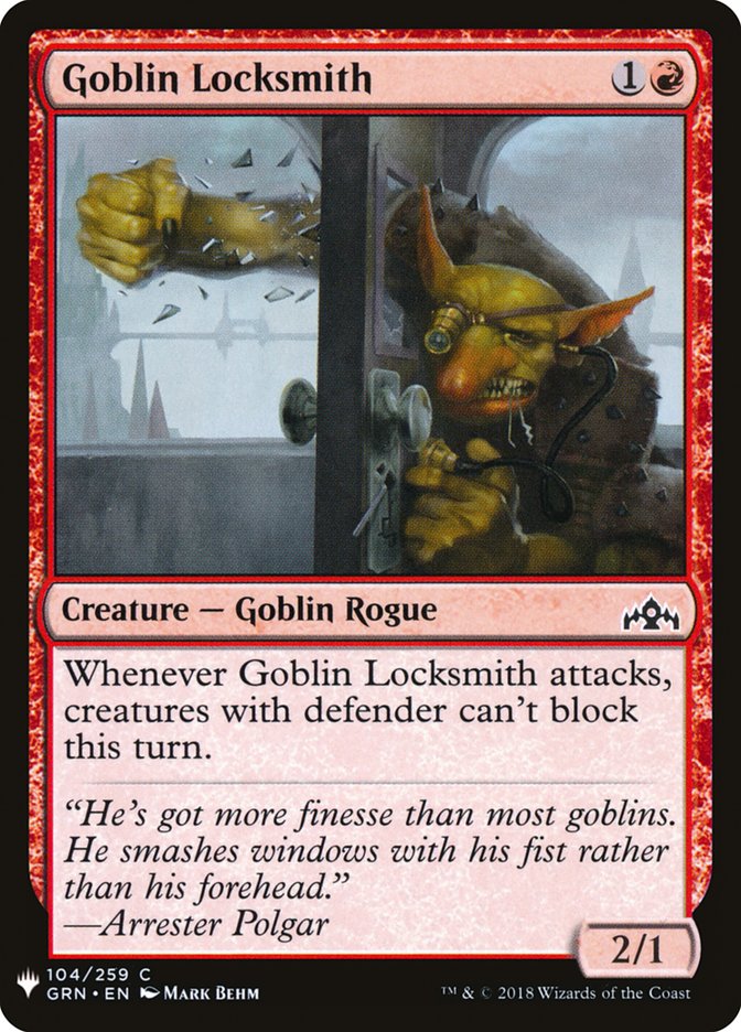Goblin Locksmith [Mystery Booster] - Magic: The Gathering - Card Brawlers | Quebec | Canada |