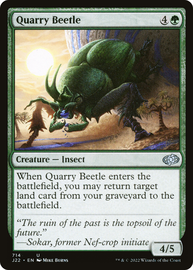 Quarry Beetle [Jumpstart 2022] - Magic: The Gathering - Card Brawlers | Quebec | Canada |