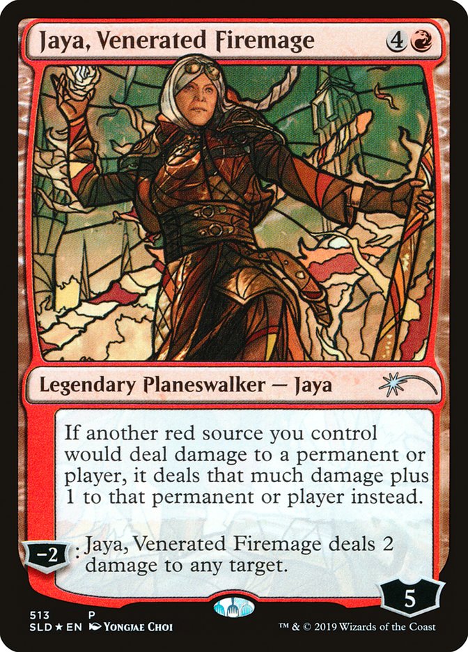 Jaya, Venerated Firemage (Stained Glass) [Secret Lair Drop Promos] - Magic: The Gathering - Card Brawlers | Quebec | Canada |