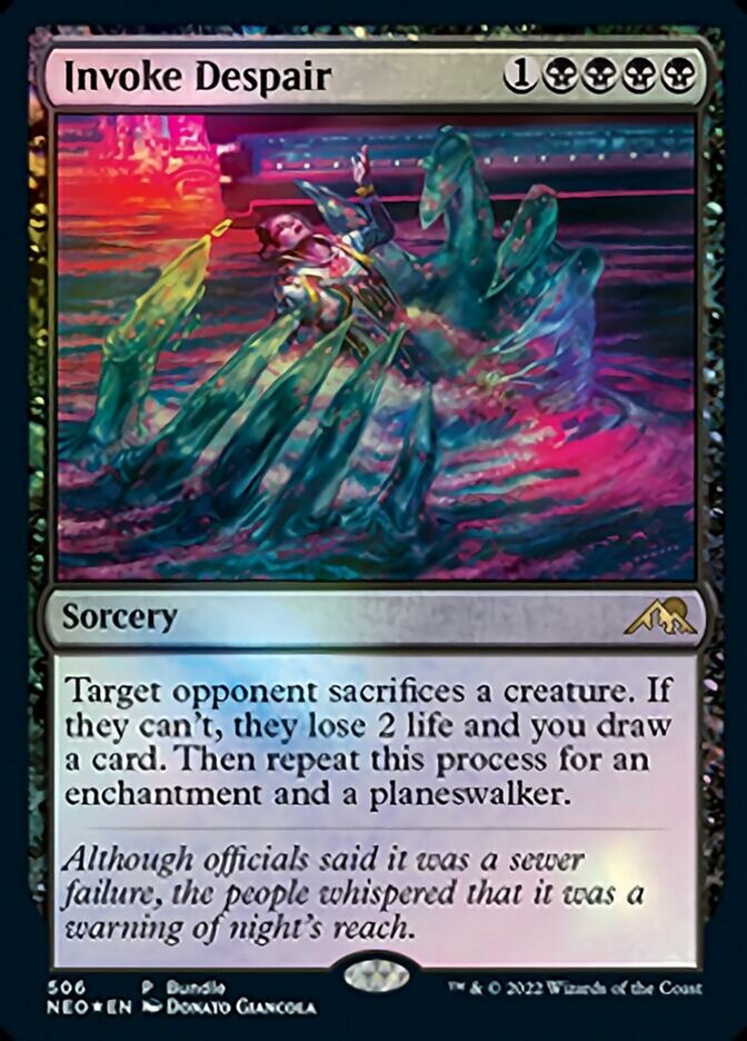 Invoke Despair (Bundle) [Kamigawa: Neon Dynasty] - Magic: The Gathering - Card Brawlers | Quebec | Canada |