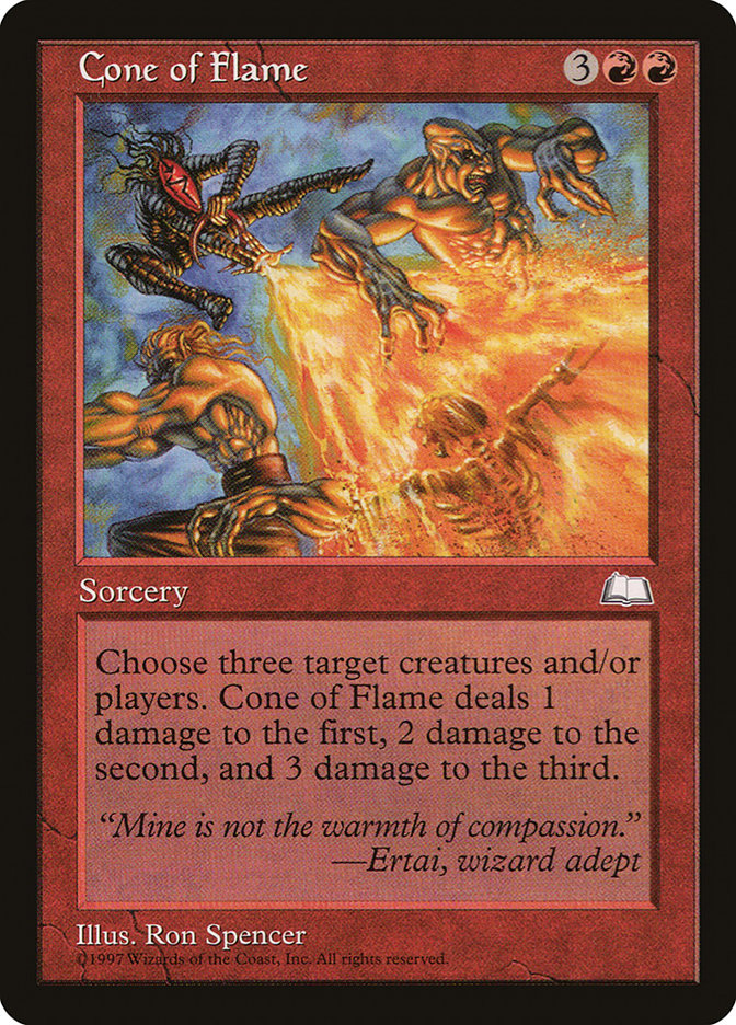 Cone of Flame [Weatherlight] - Magic: The Gathering - Card Brawlers | Quebec | Canada |