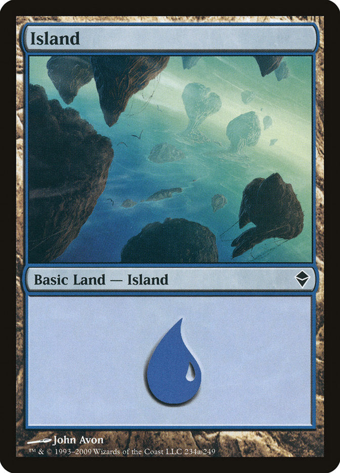 Island (234a) [Zendikar] - Magic: The Gathering - Card Brawlers | Quebec | Canada |