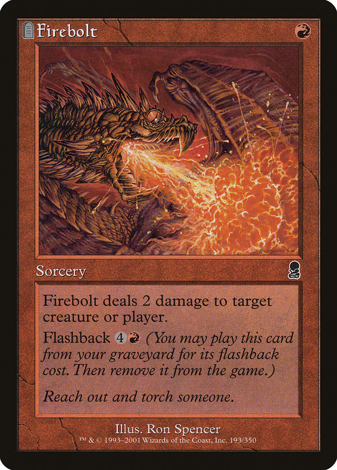 Firebolt [Odyssey] - Magic: The Gathering - Card Brawlers | Quebec | Canada |
