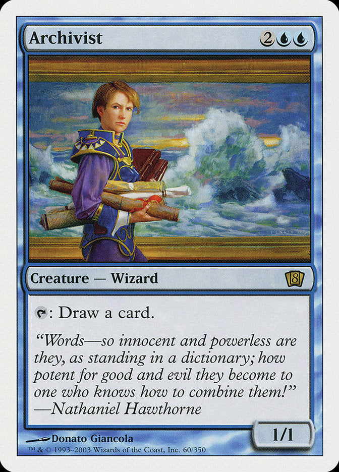 Archivist [Eighth Edition] - Magic: The Gathering - Card Brawlers | Quebec | Canada |