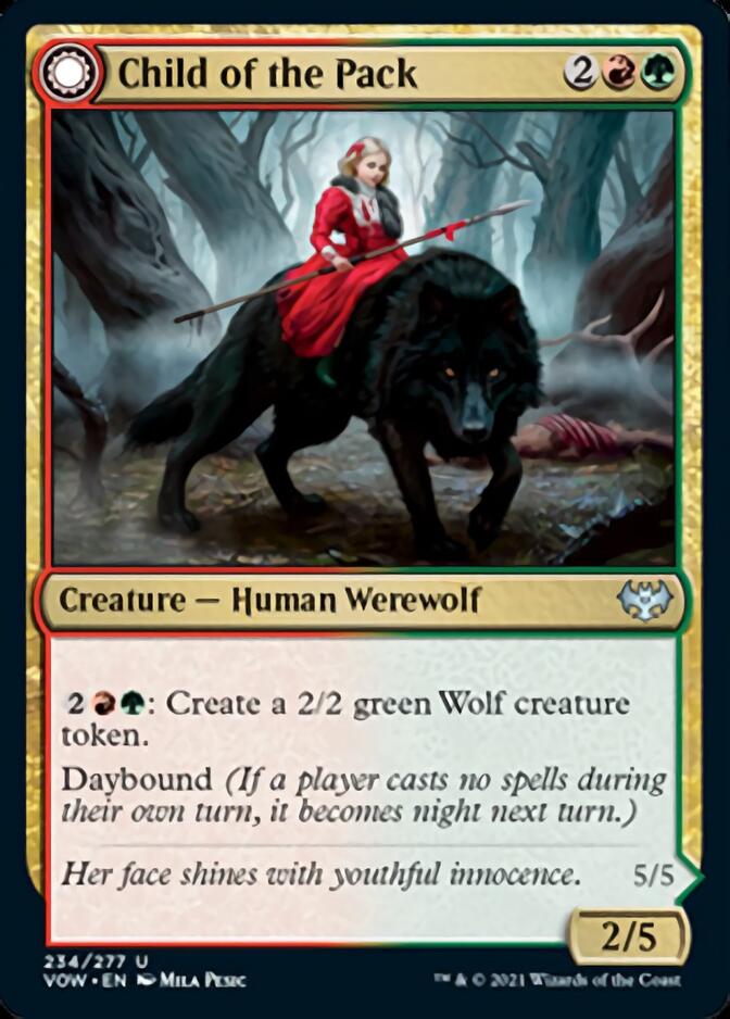 Child of the Pack // Savage Packmate [Innistrad: Crimson Vow] - Magic: The Gathering - Card Brawlers | Quebec | Canada |