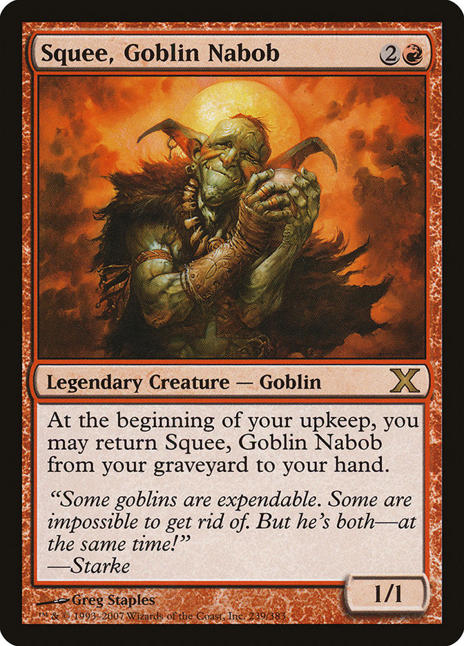 Squee, Goblin Nabob [Tenth Edition] - Magic: The Gathering - Card Brawlers | Quebec | Canada |