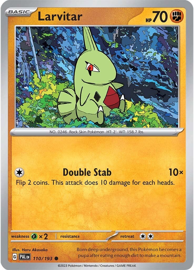 Larvitar (110/193) [Scarlet & Violet: Paldea Evolved] - Pokémon - Card Brawlers | Quebec | Canada |