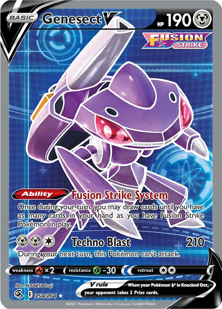 Genesect V (254/264) [Sword & Shield: Fusion Strike] - Pokémon - Card Brawlers | Quebec | Canada |