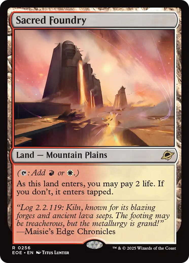 Sacred Foundry [Edge of Eternities] - Magic: The Gathering - Card Brawlers | Quebec | Canada |