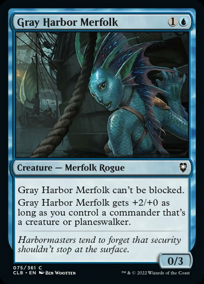 Gray Harbor Merfolk [Commander Legends: Battle for Baldur's Gate] - Magic: The Gathering - Card Brawlers | Quebec | Canada |