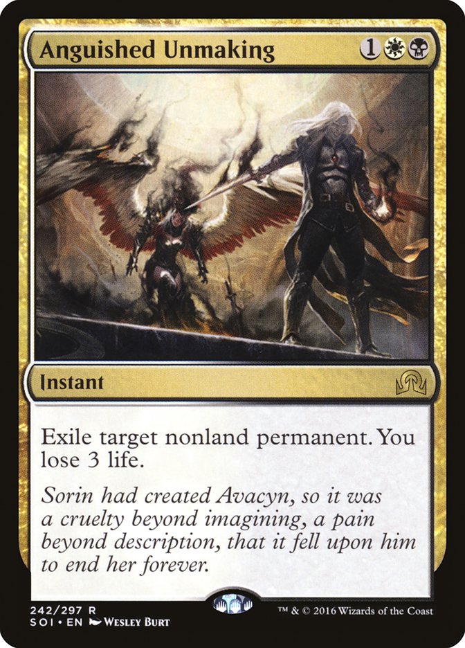 Anguished Unmaking [Shadows over Innistrad] - Magic: The Gathering - Card Brawlers | Quebec | Canada |