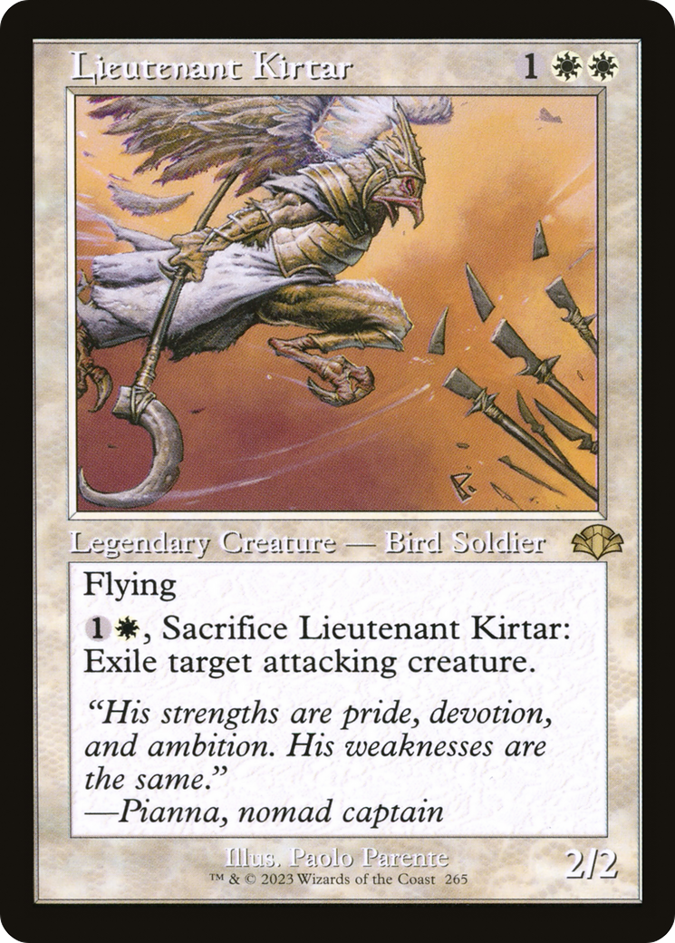 Lieutenant Kirtar (Retro) [Dominaria Remastered] - Magic: The Gathering - Card Brawlers | Quebec | Canada |