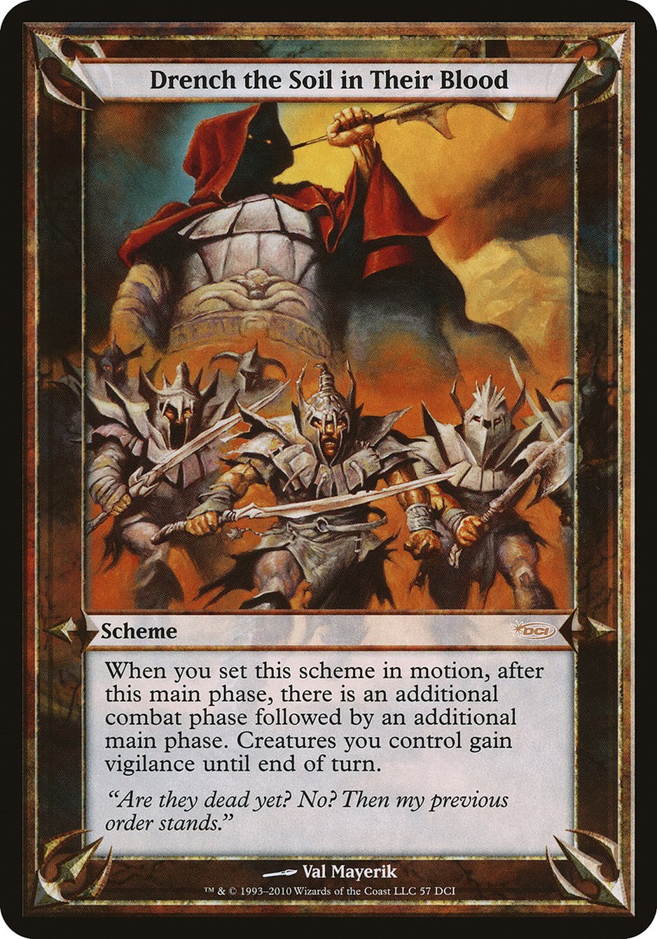 Drench the Soil in Their Blood (Schemes) [Promotional Schemes] - Magic: The Gathering - Card Brawlers | Quebec | Canada |