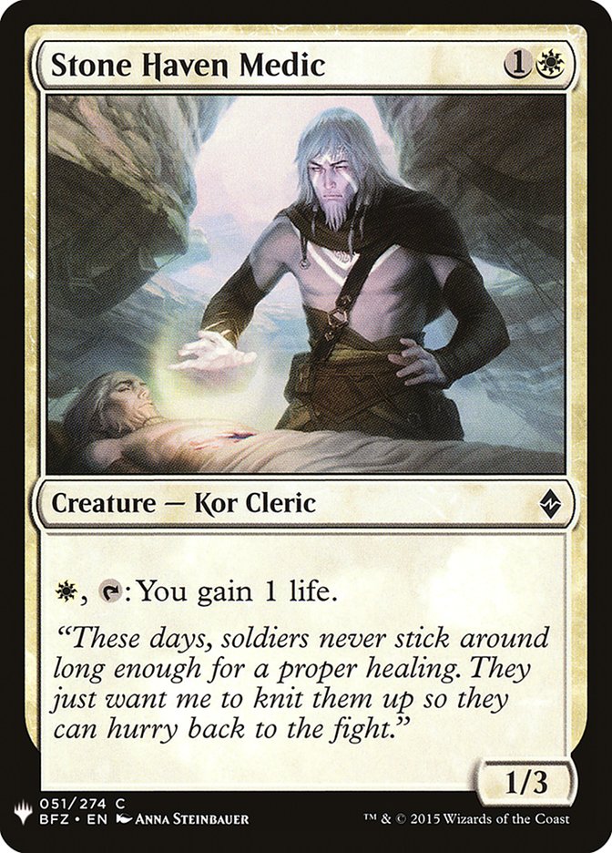 Stone Haven Medic [Mystery Booster] - Magic: The Gathering - Card Brawlers | Quebec | Canada |