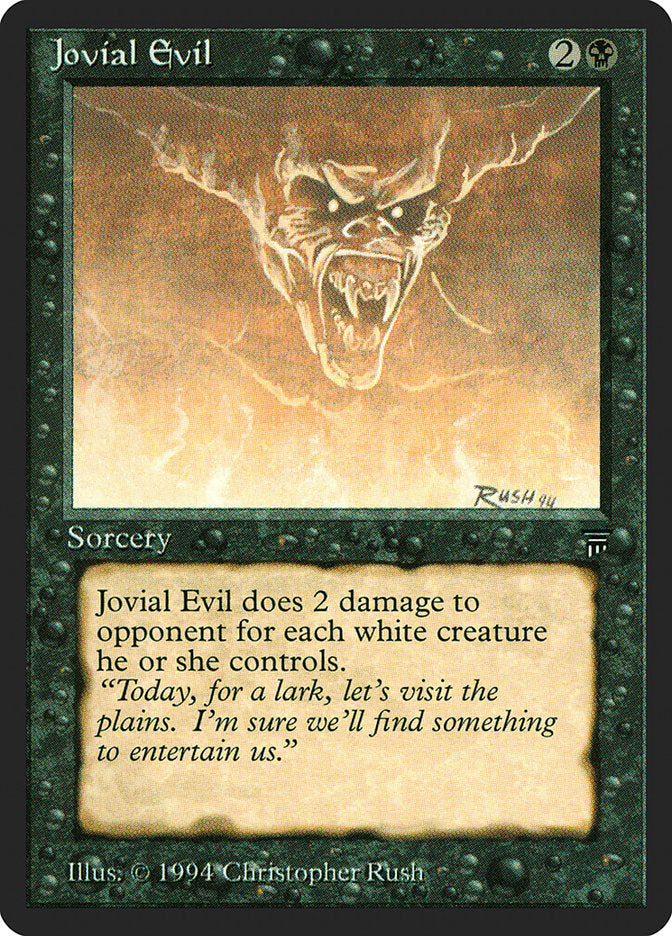 Jovial Evil [Legends] - Magic: The Gathering - Card Brawlers | Quebec | Canada |