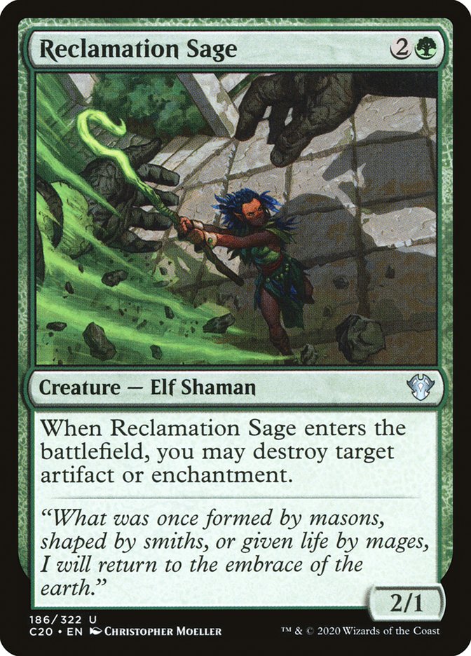 Reclamation Sage [Commander 2020] - Magic: The Gathering - Card Brawlers | Quebec | Canada |