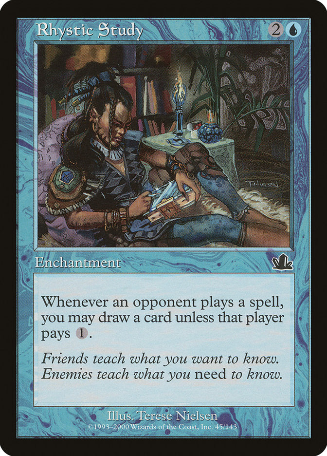 Rhystic Study [Prophecy] - Magic: The Gathering - Card Brawlers | Quebec | Canada |