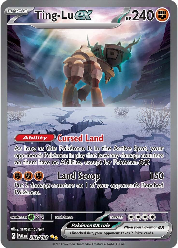 Ting-Lu ex (263/193) [Scarlet & Violet: Paldea Evolved] - Pokémon - Card Brawlers | Quebec | Canada |