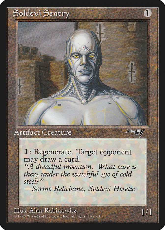 Soldevi Sentry (Tower Background) [Alliances] - Magic: The Gathering - Card Brawlers | Quebec | Canada |