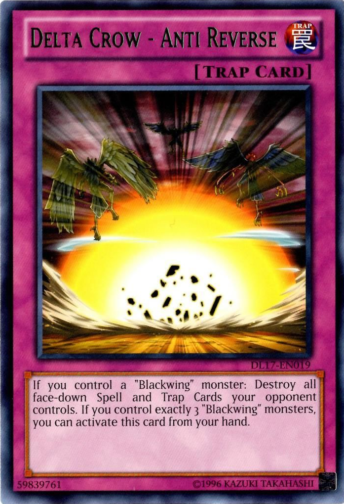 Delta Crow - Anti Reverse (Green) [DL17-EN019] Rare - Yu-Gi-Oh! - Card Brawlers | Quebec | Canada |