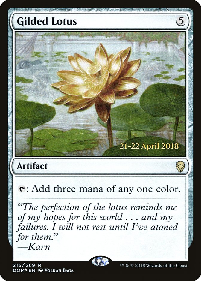 Gilded Lotus [Dominaria Prerelease Promos] - Magic: The Gathering - Card Brawlers | Quebec | Canada |