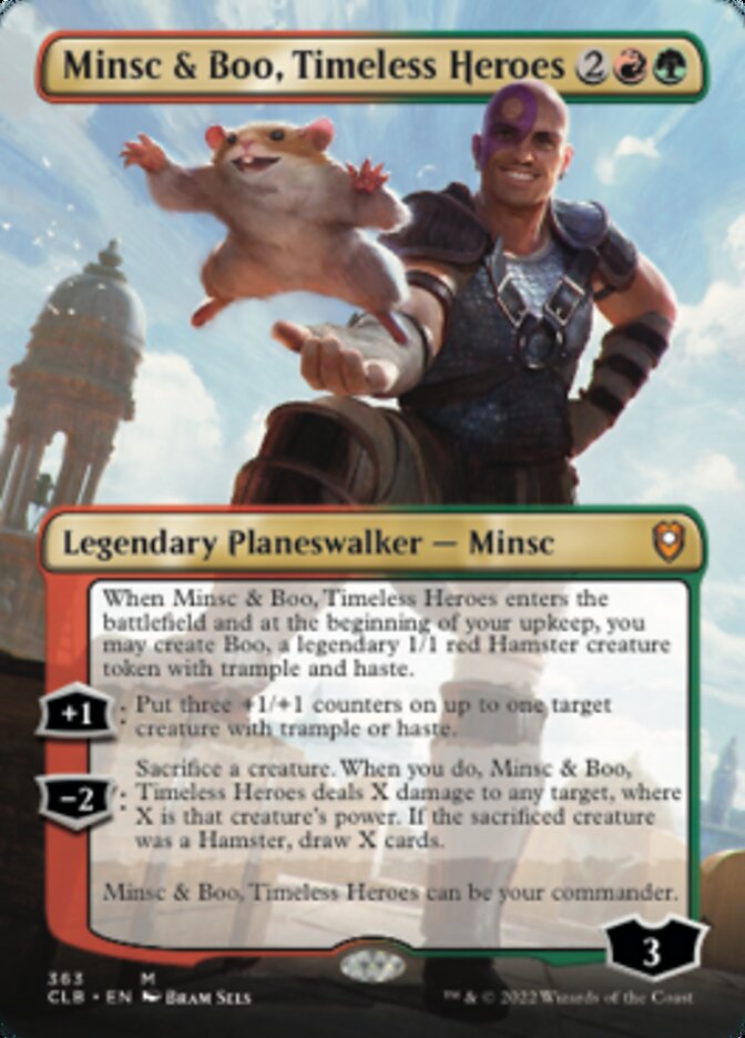 Minsc & Boo, Timeless Heroes (Borderless) [Commander Legends: Battle for Baldur's Gate] - Magic: The Gathering - Card Brawlers | Quebec | Canada |