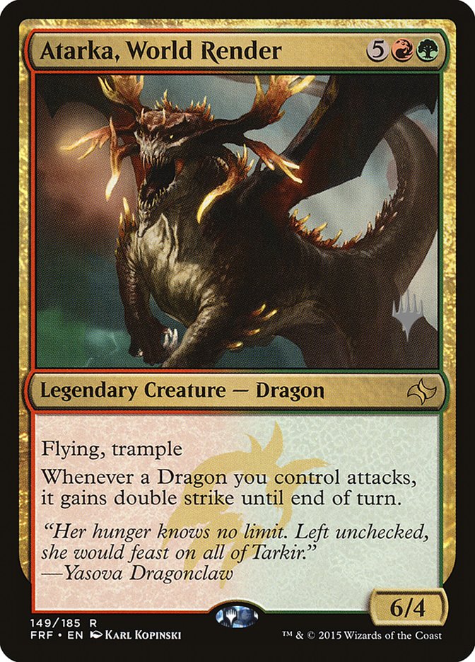 Atarka, World Render (Promo Pack) [Fate Reforged Promos] - Magic: The Gathering - Card Brawlers | Quebec | Canada |