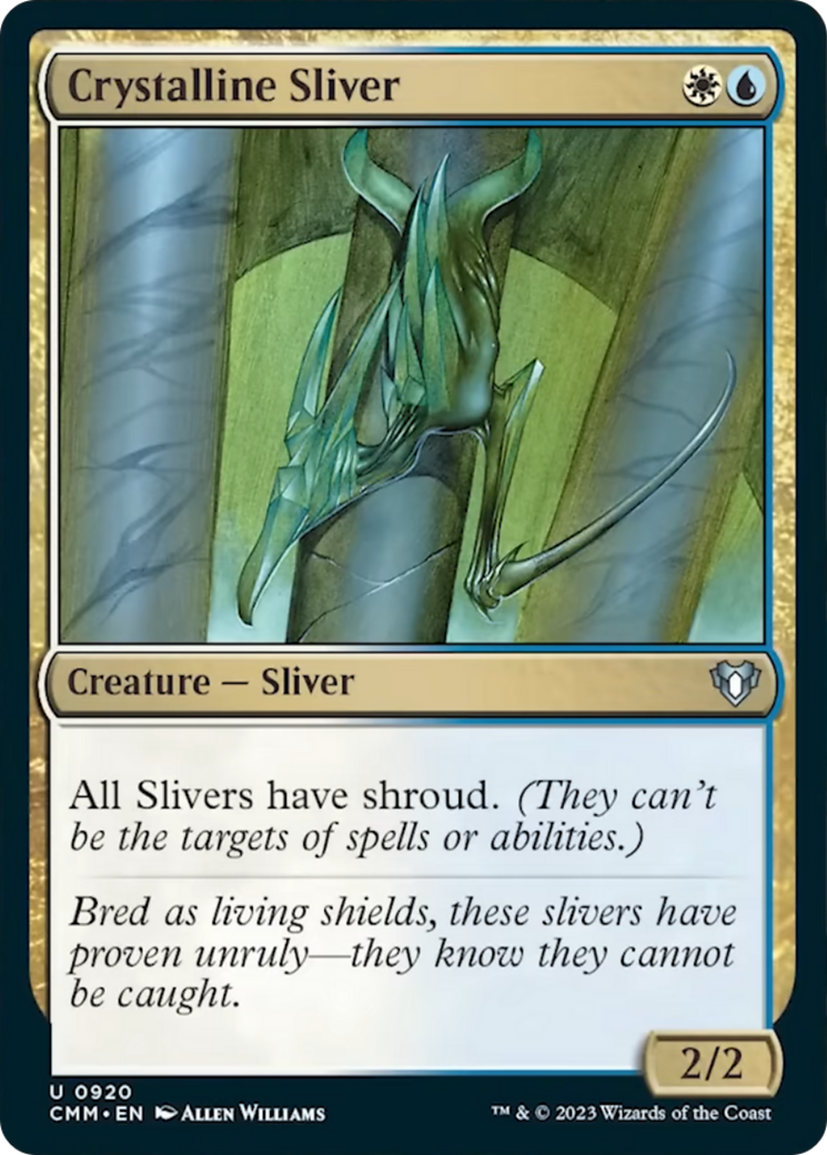 Crystalline Sliver [Commander Masters] - Magic: The Gathering - Card Brawlers | Quebec | Canada |